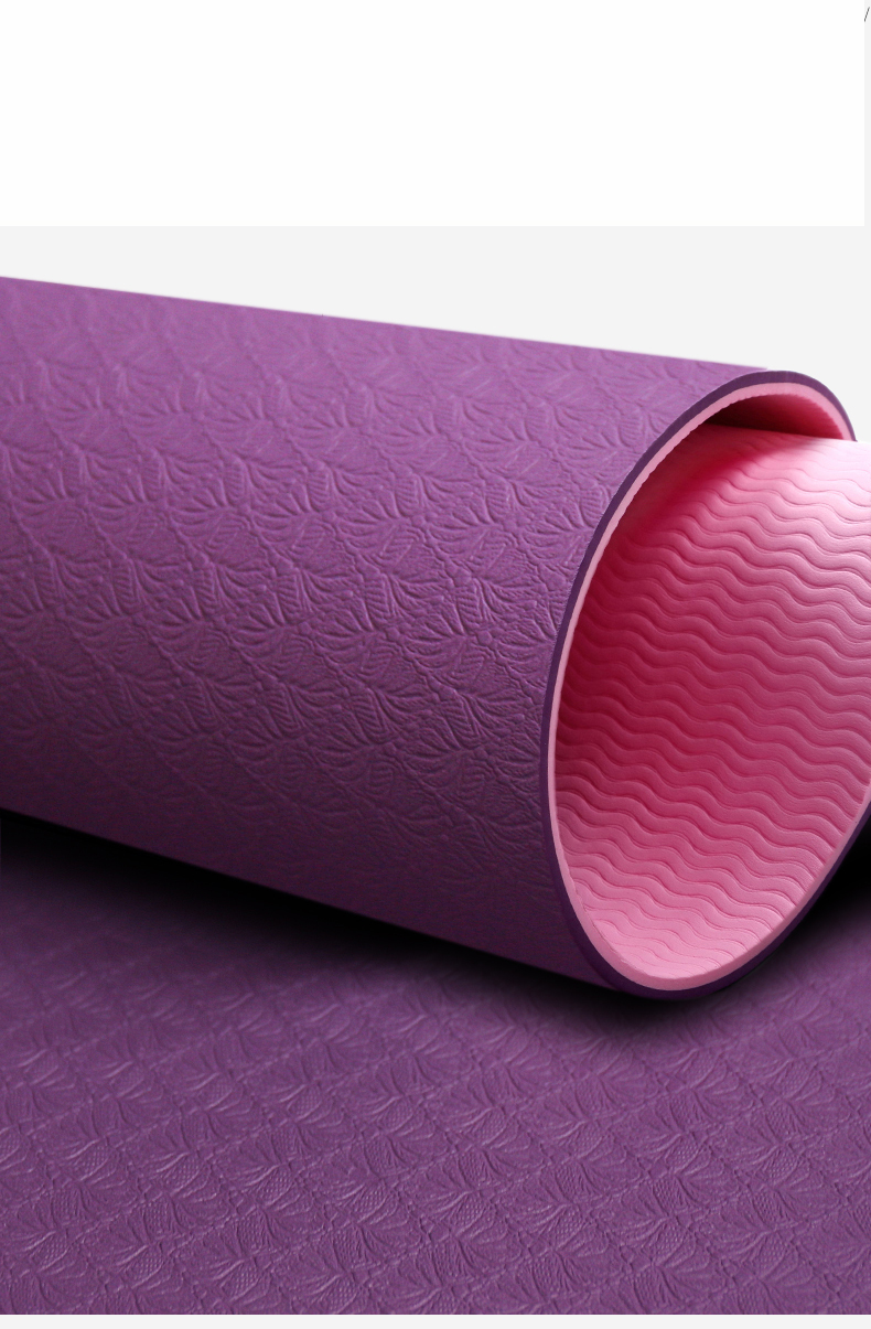 Marjar Yoga Mat Non Slip Exercise Mat TPE Eco Friendly Anti-Tear
